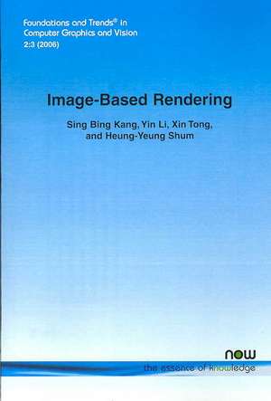 Image-Based Rendering de Sing Bing Kang