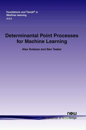 Determinantal Point Processes for Machine Learning de Alex Kulesza