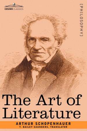 The Art of Literature de Arthur Schopenhauer