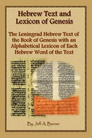 Hebrew Text and Lexicon of Genesis de Jeff A. Benner