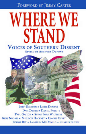 Where We Stand de Anthony Dunbar