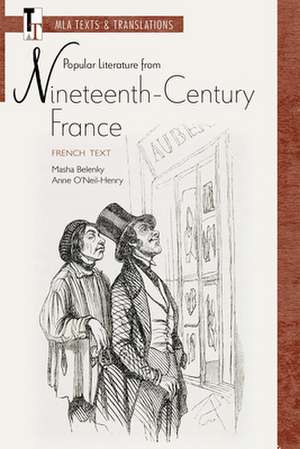 Popular Literature from Nineteenth-Century France de Masha Belenky