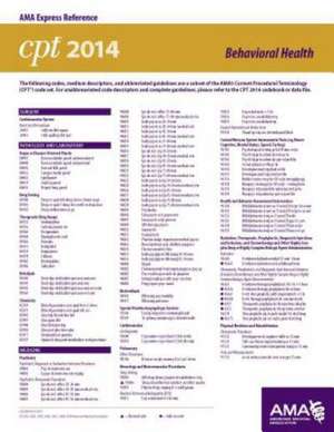 CPT 2014 Express Reference Coding Card Obstetrics de American Medical Association