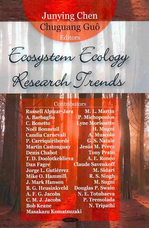 Ecosystem Ecology Research Trends de Junying Chen