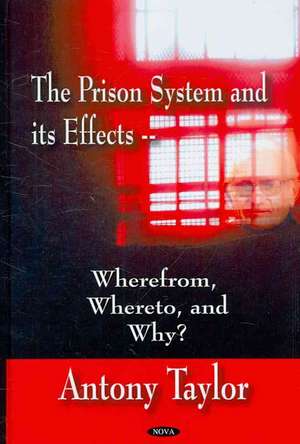 Prison System and Its Effects de Antony Taylor