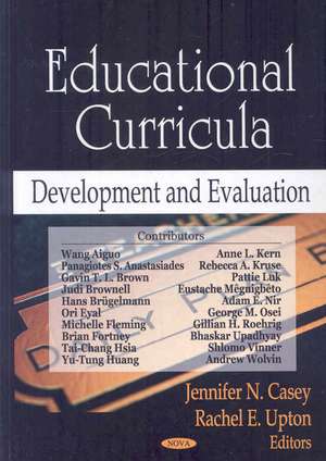 Educational Curricula de Jennifer N. Casey