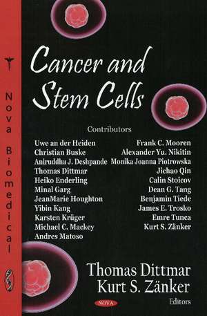 Cancer & Stem Cells de Thomas Dittmar