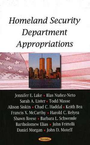 Homeland Security Department Appropriations de Jonas P. Elkton