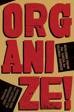 Organize! de Aziz Choudry