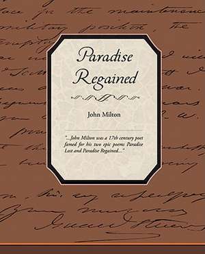 Paradise Regained de John Milton