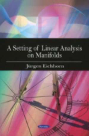 Setting of Linear Analysis on Manifolds de Jurgen Eichhorn