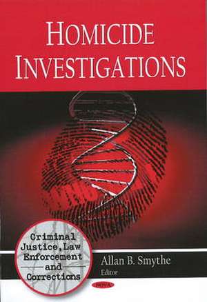 Homicide Investigations de Allan B. Smythe