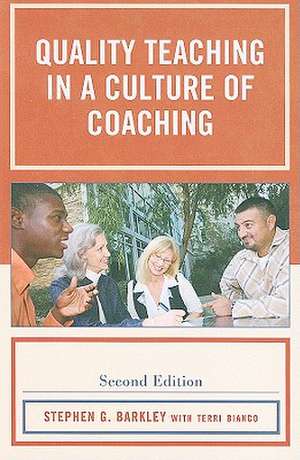 Barkley, S: Quality Teaching in a Culture of Coaching de Stephen G. Barkley