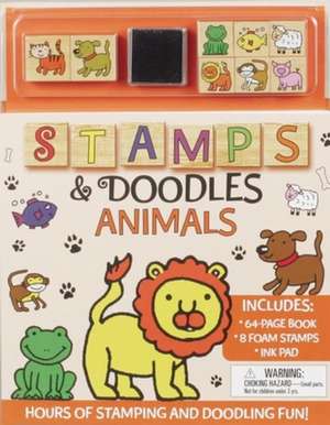 Stamps & Doodles: Animals [With Ink Pad and Stamp Pad] de Anna Ildiko Popescu