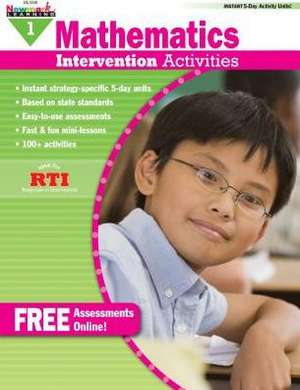 Mathematics Intervention Activities Grade 1 Book Teacher Resource de Robin Gold