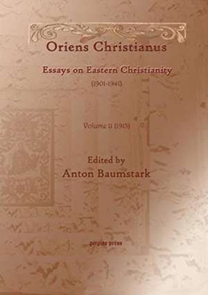 Oriens Christianus (1901-1939) (vol 11)