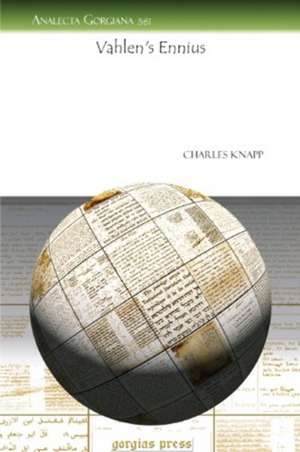 Vahlen's Ennius de Charles Knapp