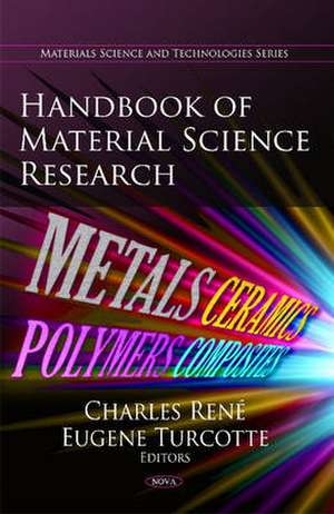 Handbook of Material Science Research de Charles Rene