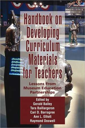 Handbook on Developing Online Curriculum Materials for Teachers de Gerald Bailey