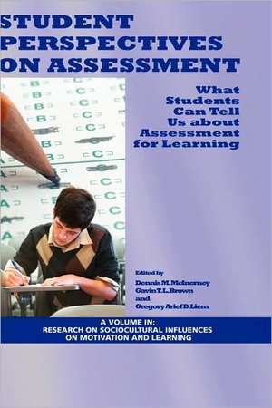 Student Perspectives on Assessment de D. M. McInerney