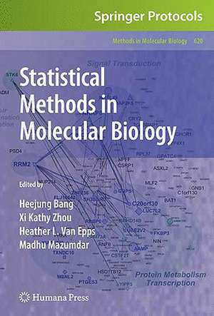 Statistical Methods in Molecular Biology de Heejung Bang