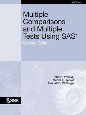 Multiple Comparisons and Multiple Tests Using SAS de Peter H. Westfall