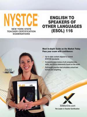 2017 Nystce Cst English to Speakers of Other Languages (ESOL) (116) de Sharon A. Wynne