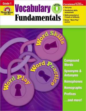 Vocabulary Fundamentals, Grade 1 de Evan-Moor Educational Publishers