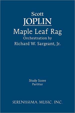 Maple Leaf Rag - Study Score: Chorus Score de Scott Joplin