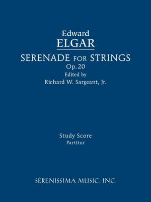 Serenade for Strings, Op.20: Study score de Edward Elgar