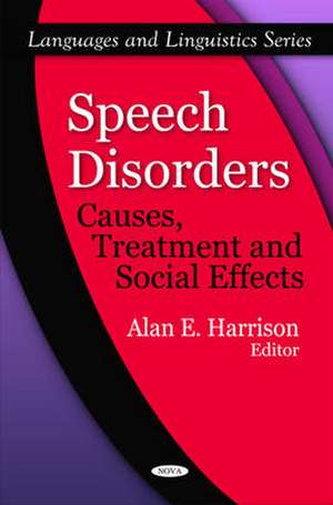 Speech Disorders de Alan E. Harrison