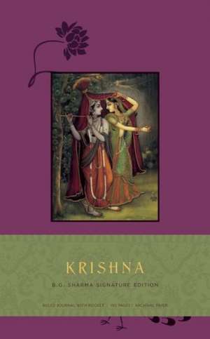 Krishna Hardcover Ruled Journal (Large): B.G. Sharma Signature Edition de B.G. Sharma