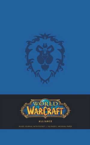 World of Warcraft® Alliance Hardcover Ruled Journal (Large) de Blizzard Entertainment