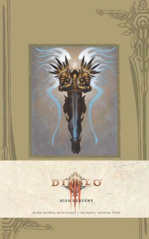 DIABLO HIGH HEAVENS HARDCOVER BLANK JOURNAL de Blizzard Entertainment