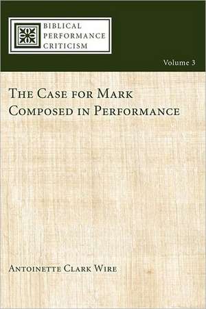 The Case for Mark Composed in Performance de Antoinette Clark Wire