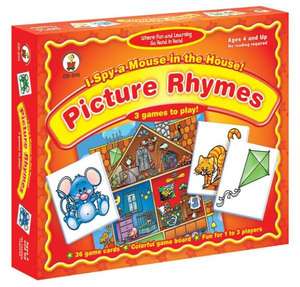 I Spy a Mouse in the House! Picture Rhymes Board Game: 3 Games to Play! de Carson-Dellosa Publishing