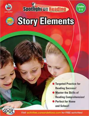 Story Elements, Grades 3 - 4 de Instructional Fair