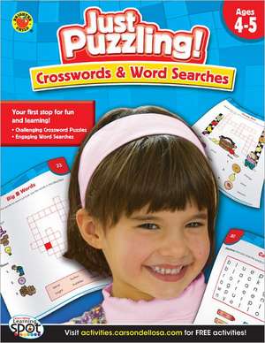 Crosswords & Word Searches, Grades K - 2 de Carson-Dellosa Publishing