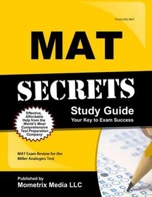 Mat Secrets Study Guide de Mometrix Graduate School Admissions Test Team