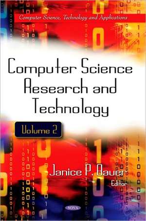 Computer Science Research & Technology de Janice P. Bauer