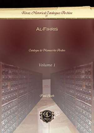 Al-Fihris (Vol 1) de Paul Sbath