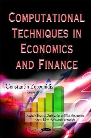 Computational Techniques in Economics & Finance de Constantin Zopounidis