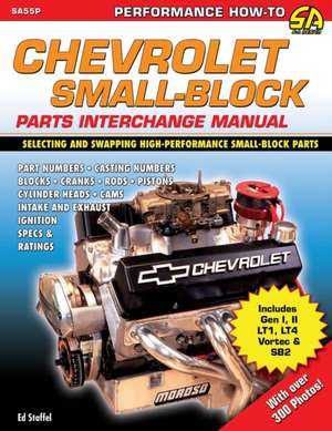 Chevrolet Small Block Parts Interchange Manual de Ed Jr. Staffel