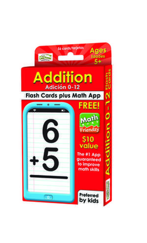 Addition 0-12 Flash Cards de Alex A. Lluch