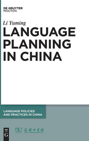 Language Planning in China de Li Yuming