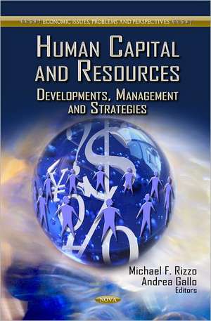 Human Capital and Resources de Michael F. Rizzo