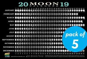 2019 Moon Calendar Card (5 Pack) de Kim Long