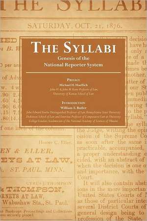 The Syllabi de William E. Butler