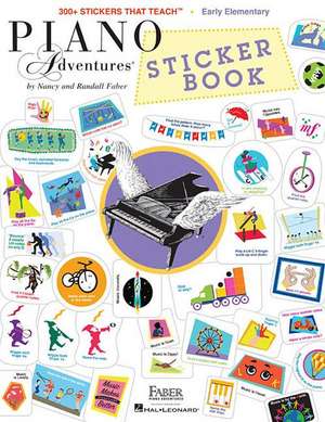 Piano Adventures Sticker Book de Nancy Faber