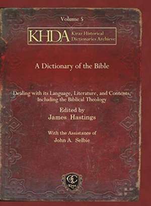 A Dictionary of the Bible (vol 5) de John A. Selbie